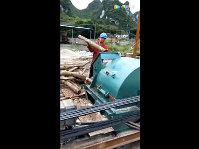 木材粉碎機生產線工作視頻