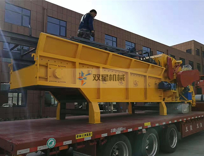 模板破碎機1200型設備發貨現場