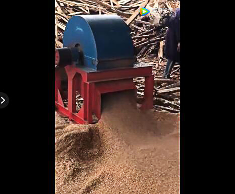 木材粉碎機視頻客戶現場展示