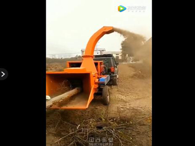 樹枝粉碎機視頻客戶作業現場展示