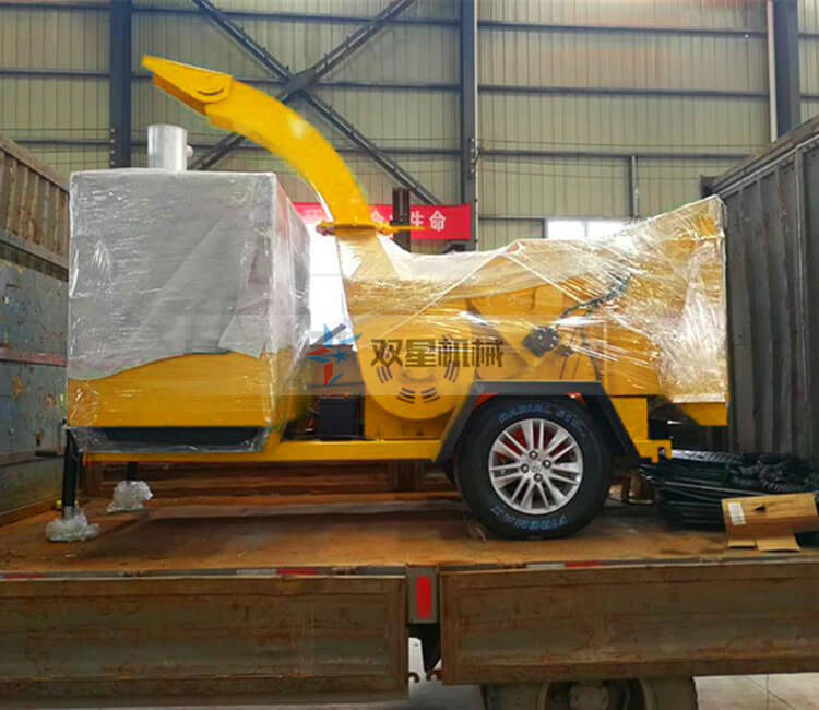 果樹枝粉碎機800型一臺發貨現場