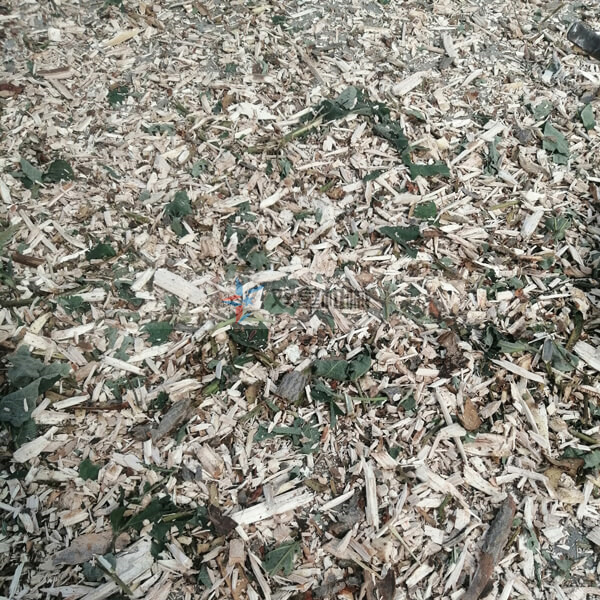 園林樹枝粉碎機粉碎效果