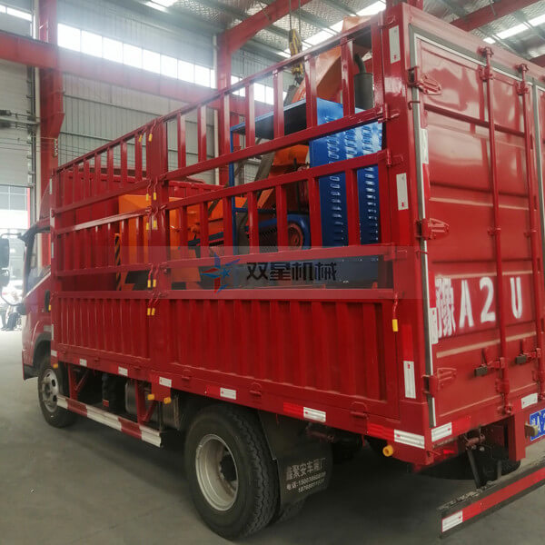 果樹枝粉碎機發貨現場