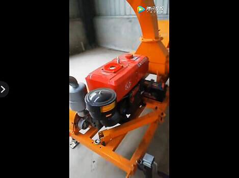 果樹枝粉碎機(jī)視頻展示現(xiàn)場