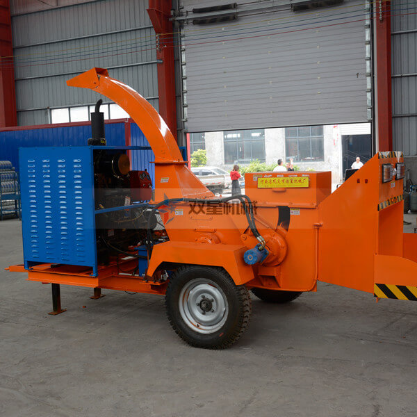 時產量8噸園林移動樹枝粉碎機需要動力多大