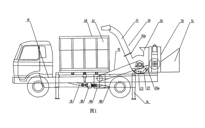 樹枝粉碎機結構圖
